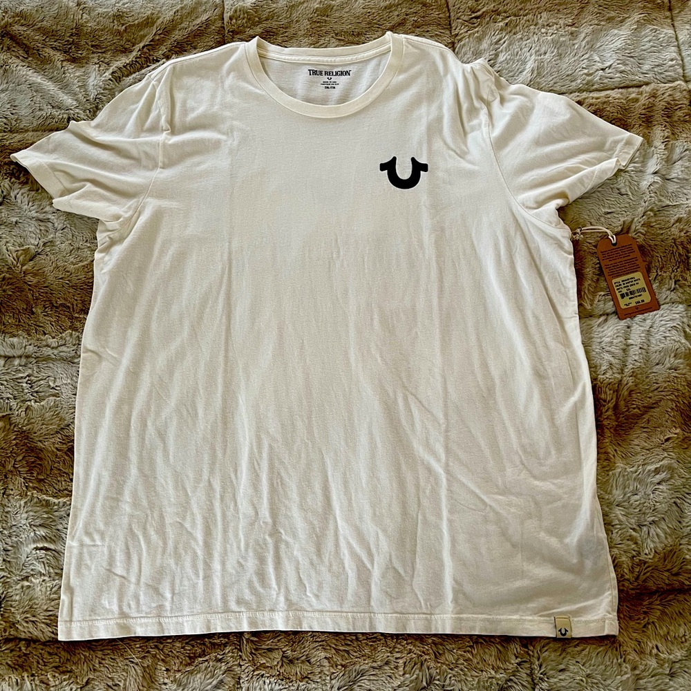 True Religion winter white colored T-shirt